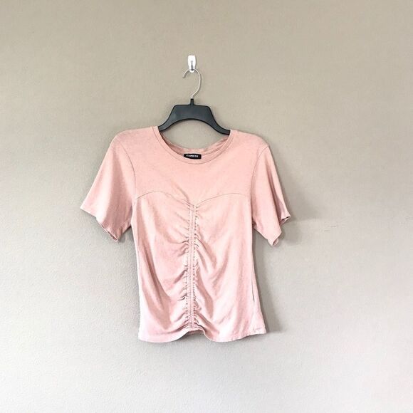 ❗️MOVING SALE: MAKE AN OFFER❗️ Express Ruched Front/Corset Top - Picture 2 of 7